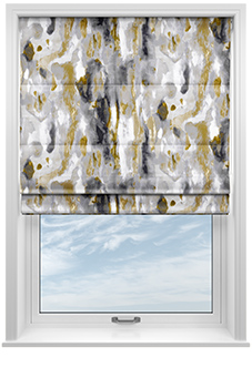 Interstellar, Grey - Roman Blind